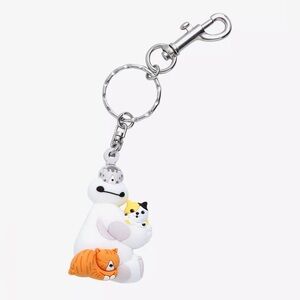 Loungefly Disney Big Hero 6 Baymax with Mochi & Cats 3D Keychain